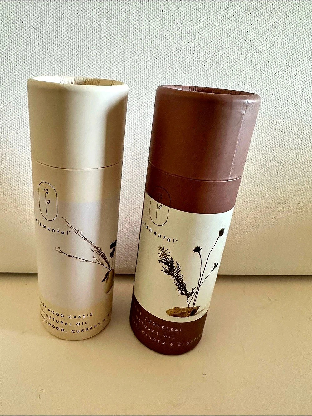 Rosewood Cassis All-Natural Oil duo: Rosewood, Currant & Citrus Cedarleaf